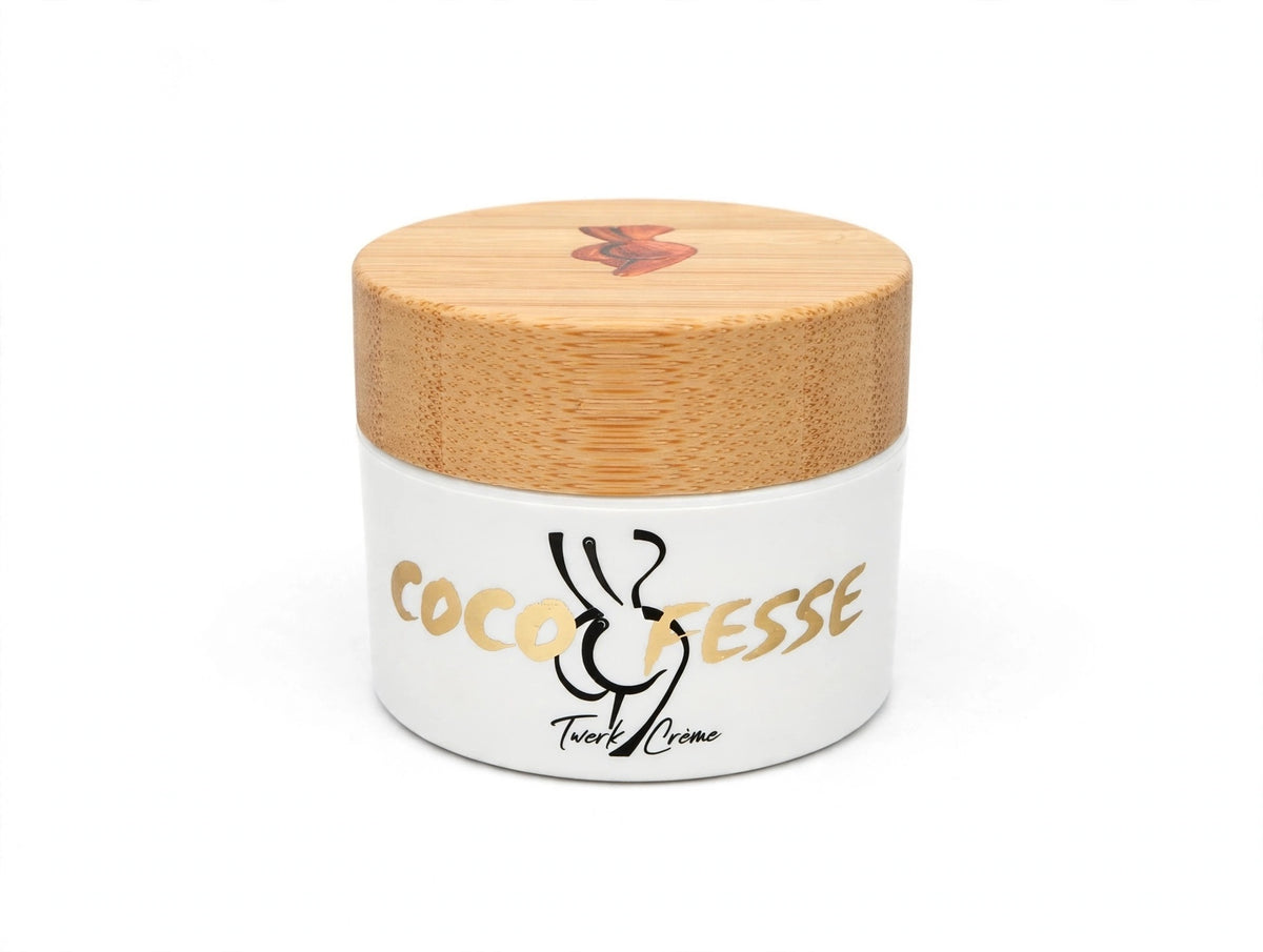 Coco Fesse Twerk Crème Deluxe Miniature – 0.7 oz / 20 g travel-size jar, front view